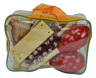 Percussion Set with 9 Items 